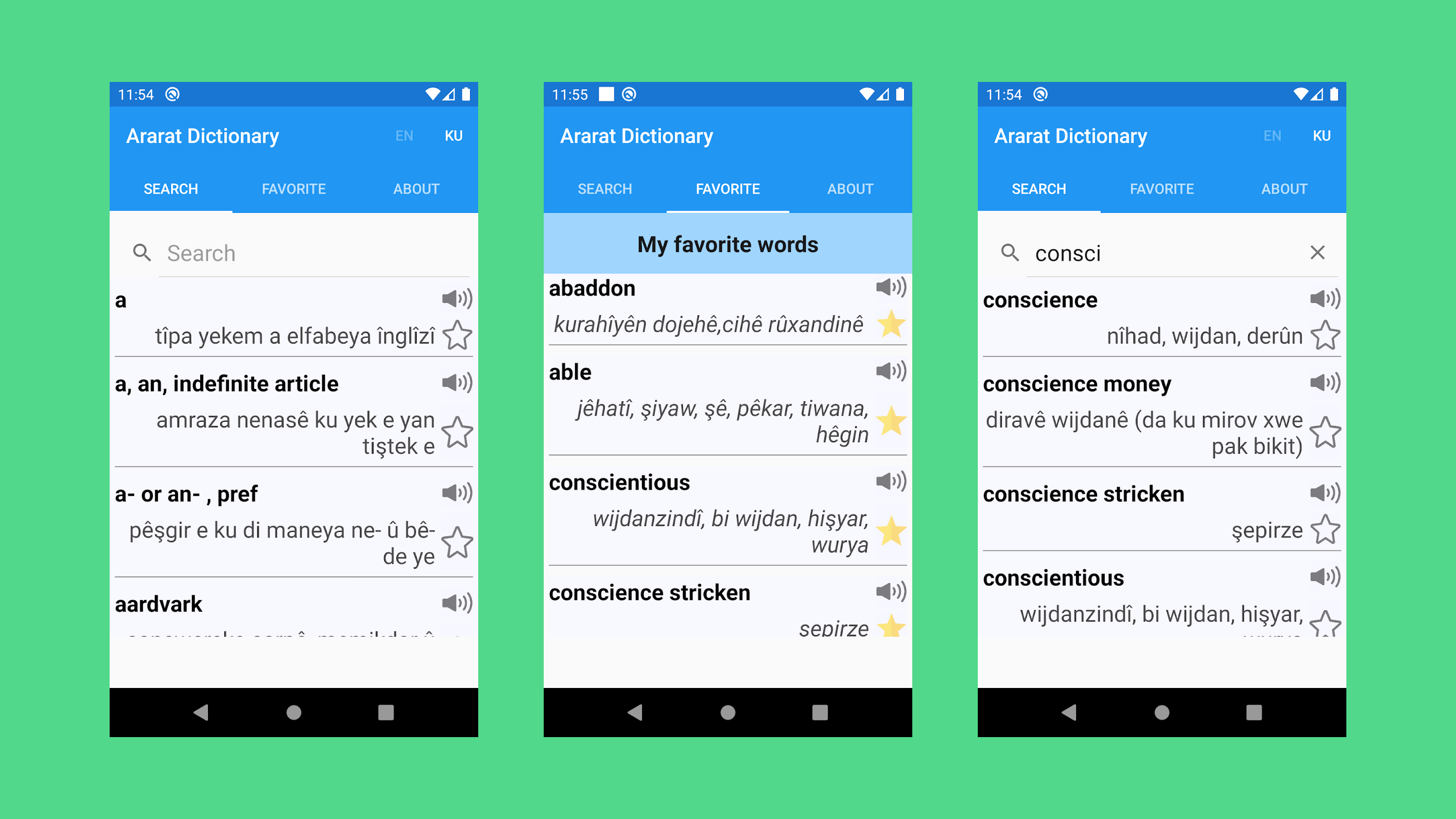 English Kurdish Ararat Dictionary